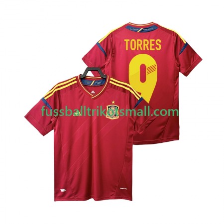 Fußballtrikots Spanien TORRES 9 2012 Retro Kurzarm Heimtrikotsatz kaufen